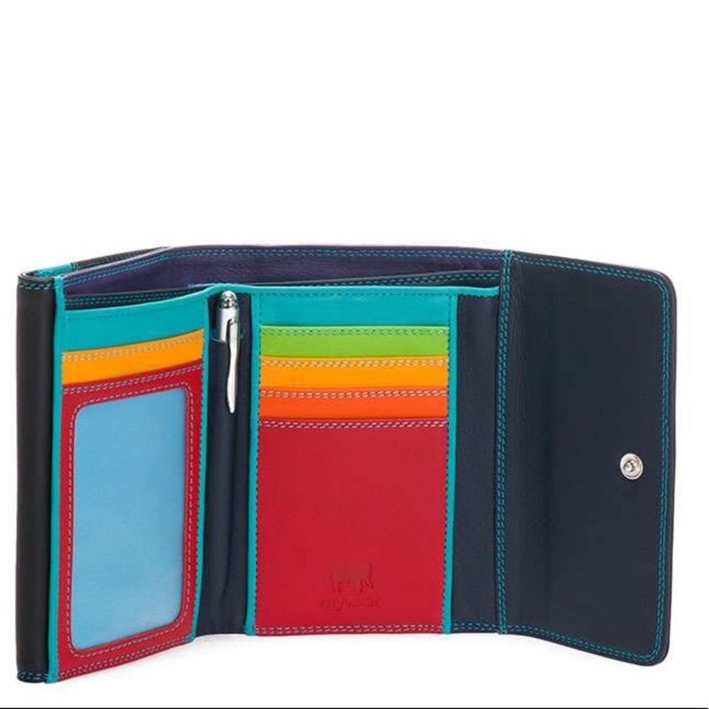 My Walit double flap leather wallet